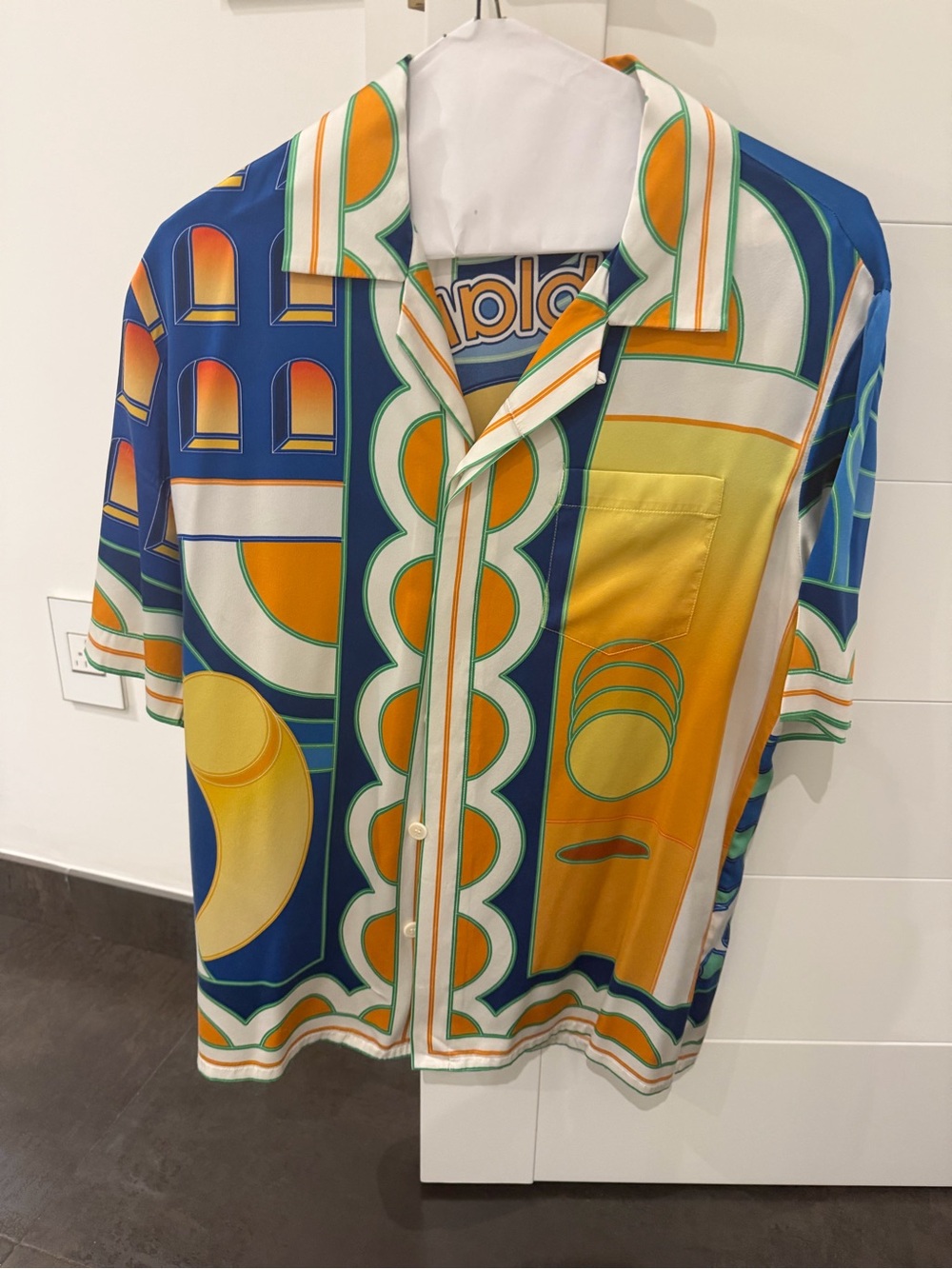 Casablanca “Paysage” silk button down Shirt